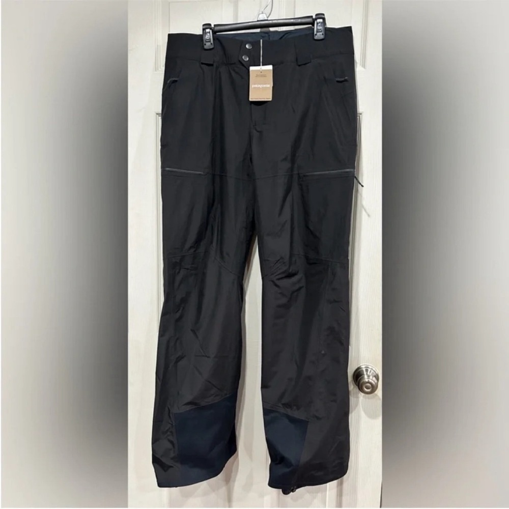 Patagonia Men's XXL Powder Town Ski Pants Regular Black NWT Snowboard